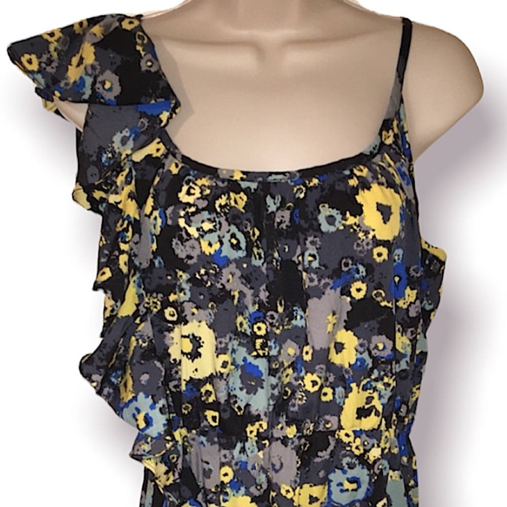 FLORAL RUFFLE SUMMER DRESS - Picture 2 of 2